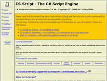 Tablet Screenshot of csscript.net